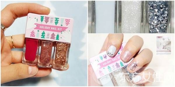 指尖上的浪漫 快来定制你的圣诞限定指甲油