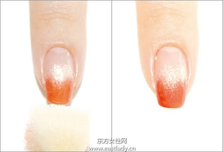 懒MM必备美甲技巧 单色、双色、多色渐层一次学会