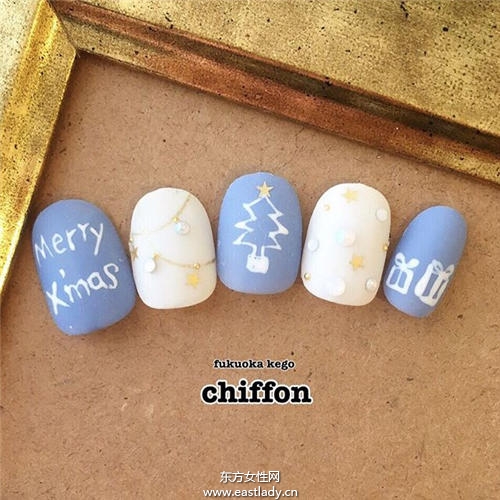 我们就要高调 超惊艳的圣诞美甲设计