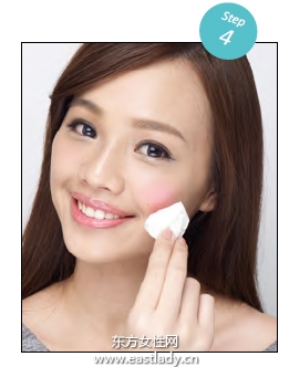 面纸腮红上妆法立马拥有好气色