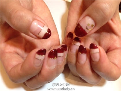 美甲教程之超炫金属美甲设计