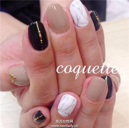 石头系列图纹美甲设计高贵显档次 精选10款满足低调派与奢华派