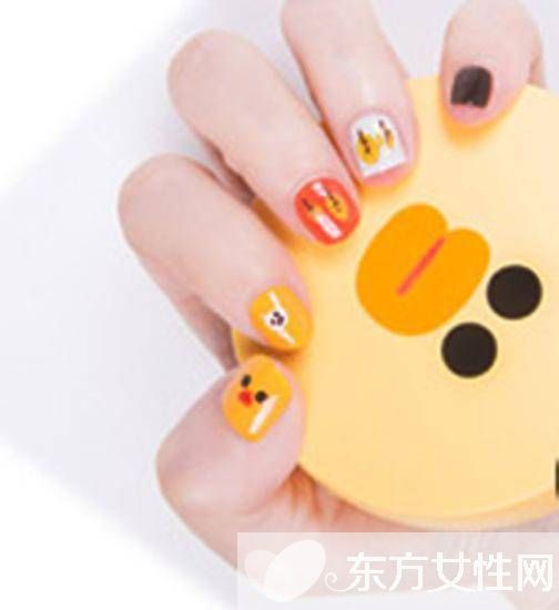 新年美甲款式 萌系小鸡甲最应景