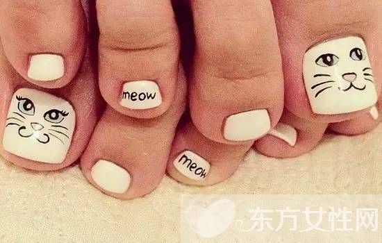 超人气脚部美甲图案 听说夏天跟凉鞋更配哦