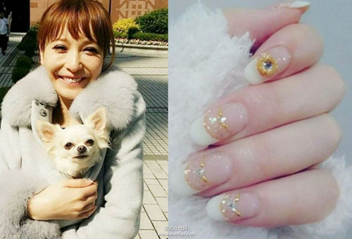 混血日模最爱的7款耐看又优雅的美甲造型