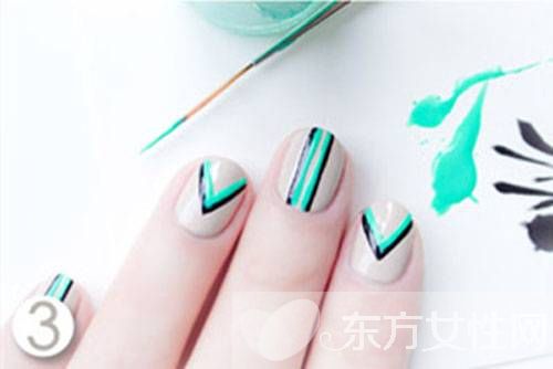 时下最流行的美甲图片教程 美甲也是一门艺术