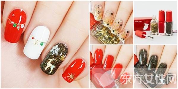 指尖上的浪漫 快来定制你的圣诞限定指甲油
