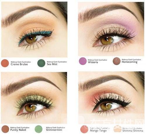 8种眼影颜色搭配 几招教你如何画好眼影