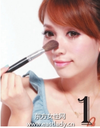 健康率真感素雅橘色腮红