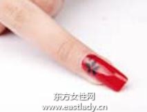 美甲教程之打造红色诱惑彩绘美甲