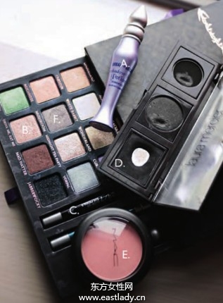 单眼皮化妆技巧之欧美范十足的眼线妆