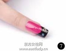 美甲教程之打造金属朋克式亮甲