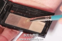 画眉教程之矫正眉型修补颜色