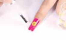 美甲教程之打造可爱笑脸彩绘美甲