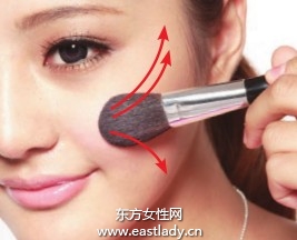 简单腮红画法大脸变小脸