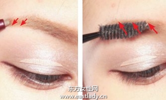 用眉粉塑造个性饱满自然双眉
