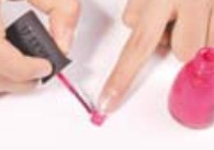 美甲教程之打造炫目斑点法式亮甲