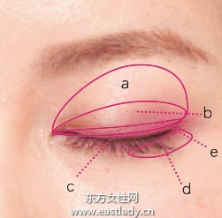 光感樱花芭比眼妆的画法