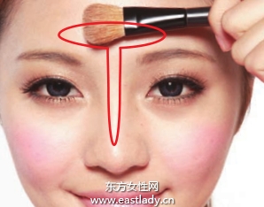 利用光影营造立体五官