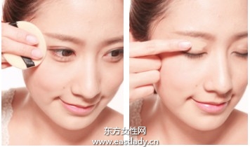 重涂眼影的补妆技巧