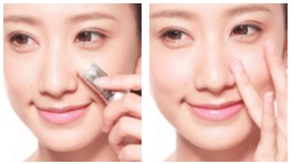 鼻部出油致毛孔变明显的补妆技巧