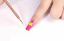 美甲教程之打造可爱笑脸彩绘美甲