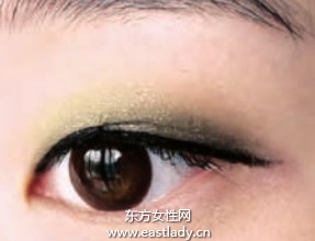 适合丹凤眼MM的清爽眼妆