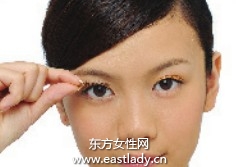 假睫毛怎么贴才好看