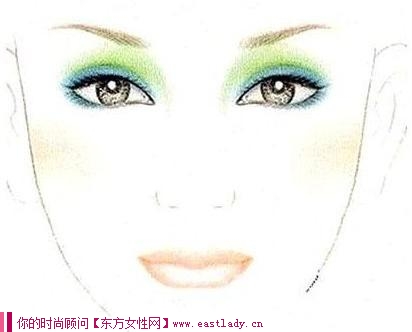眼影的清淡画法 做时尚达人