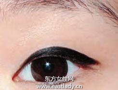 打造圆圆超萌眼睛眼线的画法