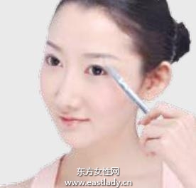 时尚眉毛的画法 大脸变小脸