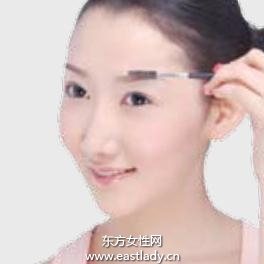 时尚眉毛的画法 大脸变小脸