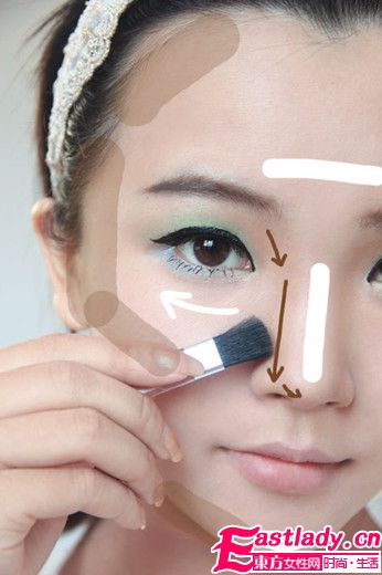 单眼皮女生亲自打造夏日清新眼妆