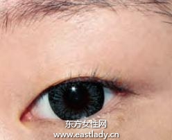 单眼皮MM橘紫混搭画出少女妆