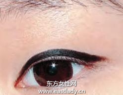 打造圆圆超萌眼睛眼线的画法