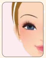 三种常见眉毛的画法 改善脸形缺陷