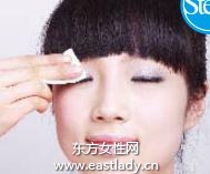 化妆技巧之如何正确卸除眼影