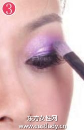 适合工作聚会的知性美女淡雅妆容画法