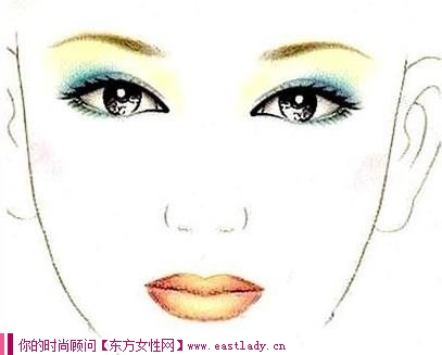 眼影的清淡画法 做时尚达人