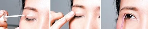 单眼皮的美妆小工具用法教学(图)