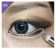 画韩国猫眼妆的详细步骤