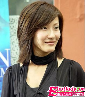 明星示范 6种不同脸型妆容巧修饰