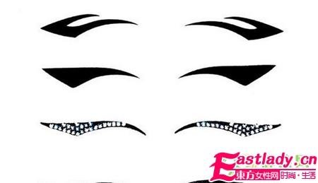 用贴的眼线 让T台妆容变简单