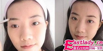 真人示范 韩MM裸妆步骤