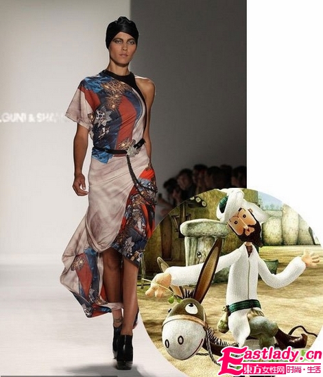 爆笑 酷似卡通的T台发型