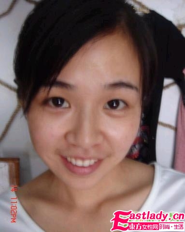 女人化妆前后的惊人变化