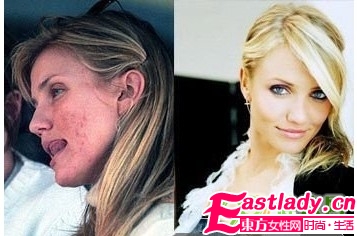 欧美女星神奇化妆术 堪比微整形