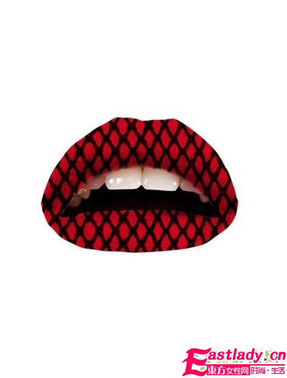 嘴唇纹身纸 用贴的唇膏