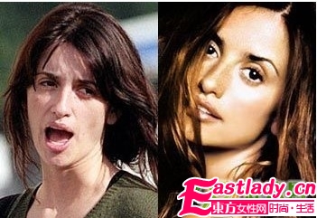 欧美女星神奇化妆术 堪比微整形