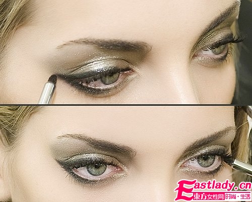 四步打造最炫的金属烟熏妆